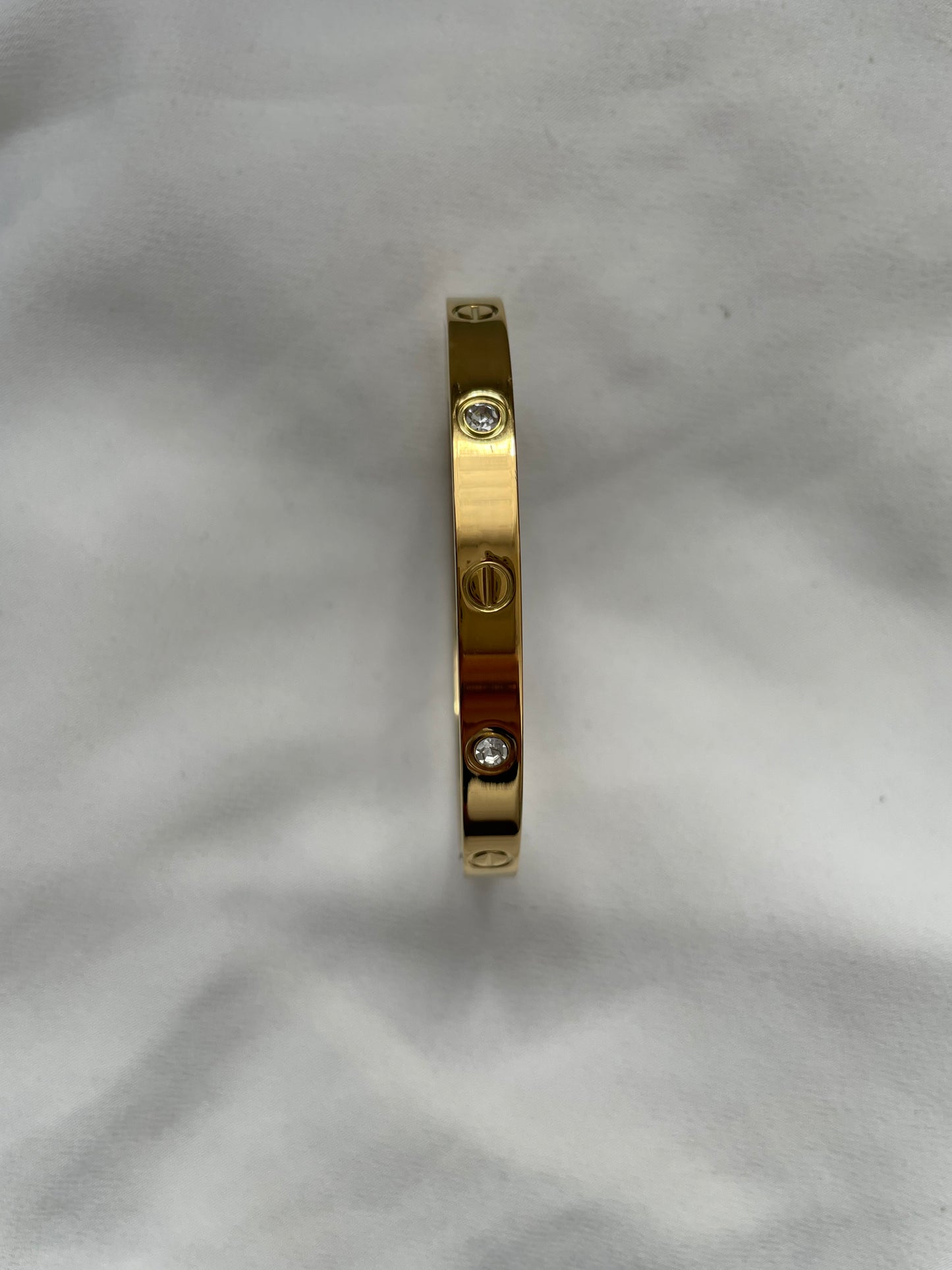 Armreif 18k vergoldet