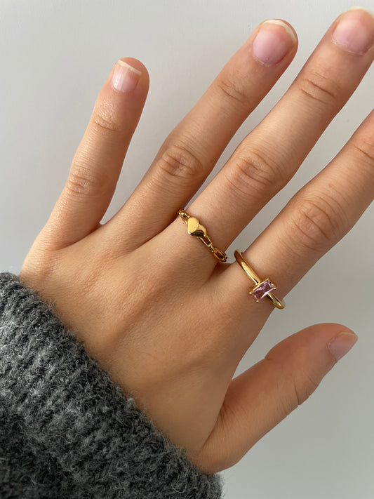 Ring 18k vergoldet