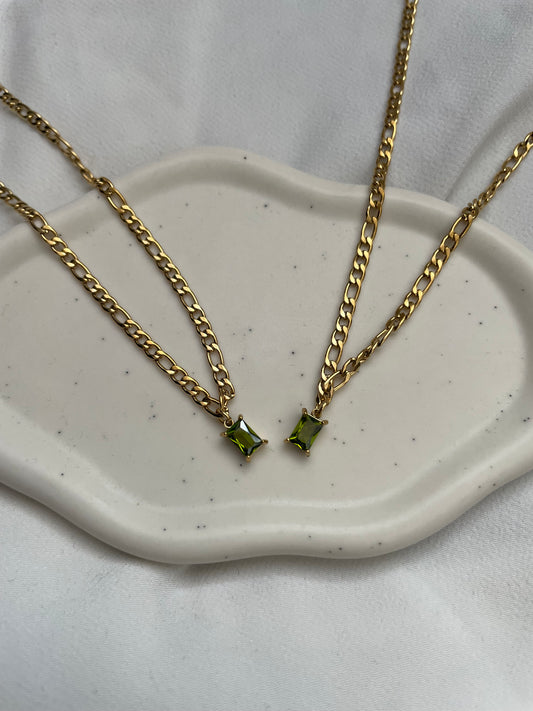 minimalistisch und elegante Halskette 18k vergoldet